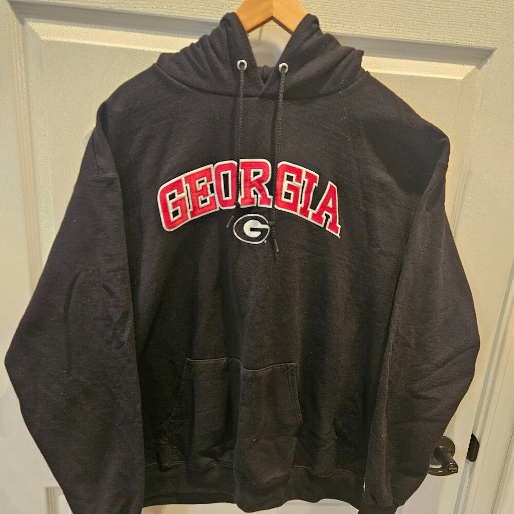 Georgia Bulldogs Embroidered Hooded Sweatshirt  Size XXL